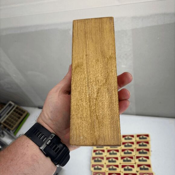 Vintage Marlboro Dominos In Wood Box Set Tobacco Tobacciana Advertising - Picture 3 of 9